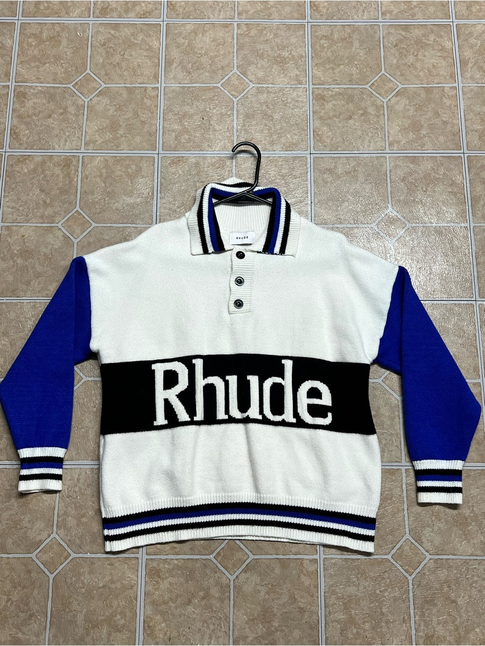Rhude Knit Polo Sweater